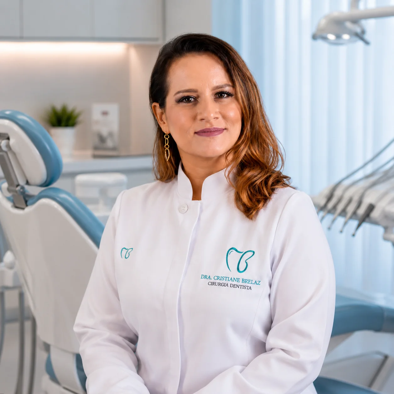 Dra. Cristiane Brelaz, cirurgiã-dentista em Parintins-AM